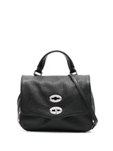 Zanellato Postina Daily Baby Leather Handbag Black