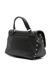 Zanellato Postina Daily Baby Leather Handbag Black