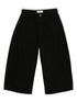 The Attico High-Rise Tapered Cotton Denim Jeans Black black