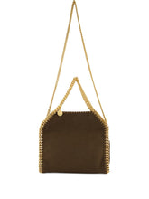 Stella McCartney Falabella Mini Tote Bag with Chain Strap Brown brown