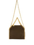 Stella McCartney Falabella Mini Tote Bag with Chain Strap Brown brown