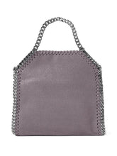 Stella McCartney Falabella Tiny Chain-Detail Crossbody Bag Grey
