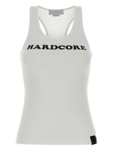 Stella McCartney Hardcore Slogan Cotton Tank Top White