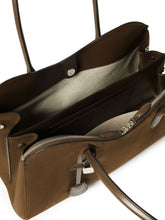 Stella McCartney Ryder Textured Suede Shoulder Bag Brown