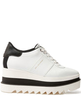 Stella McCartney Sneakelyse Platform Lace-Up Sneakers White