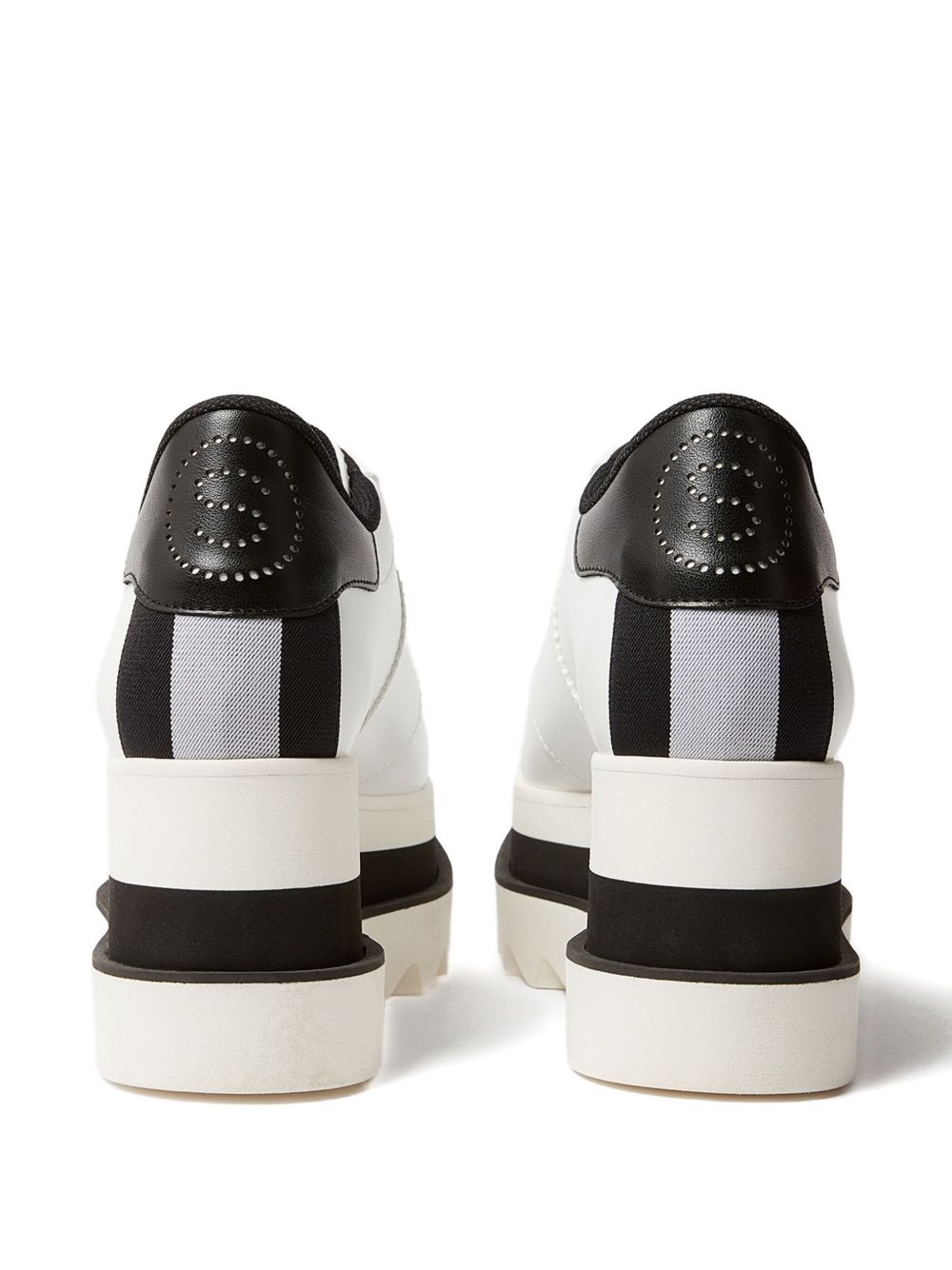 Stella McCartney Sneakelyse Platform Lace-Up Sneakers White