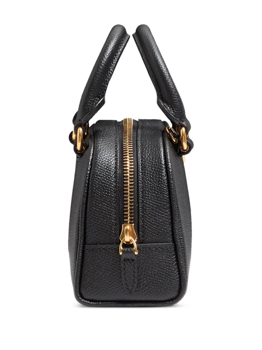 Valentino Garavani VLogo Signature Mini Grainy-Leather Clutch Black