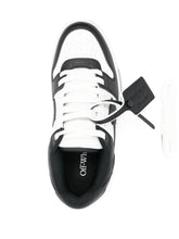 Off White Out Of Office Silk and Nylon Leather Sneakers Black black
