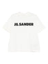 Jil Sander Logo Cotton Crewneck T-shirt White