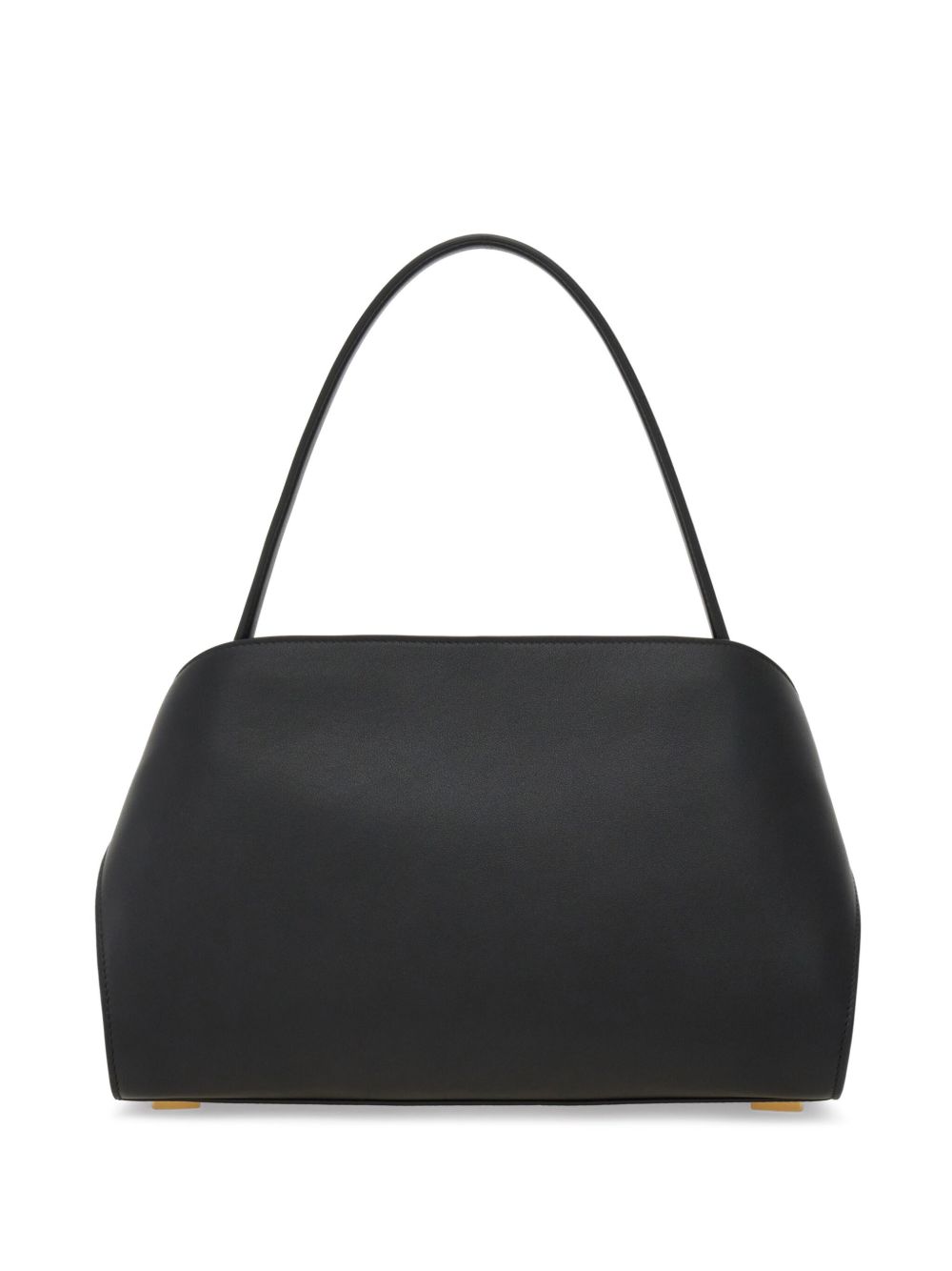 Ferragamo Hug Small Calfskin Leather Shopper Bag Black