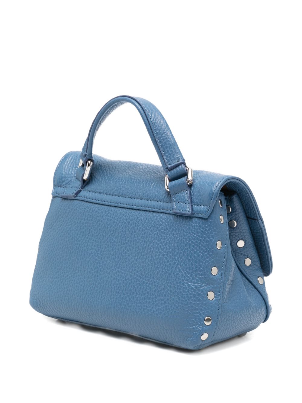 Zanellato Postina Daily Baby Leather Handbag Blue