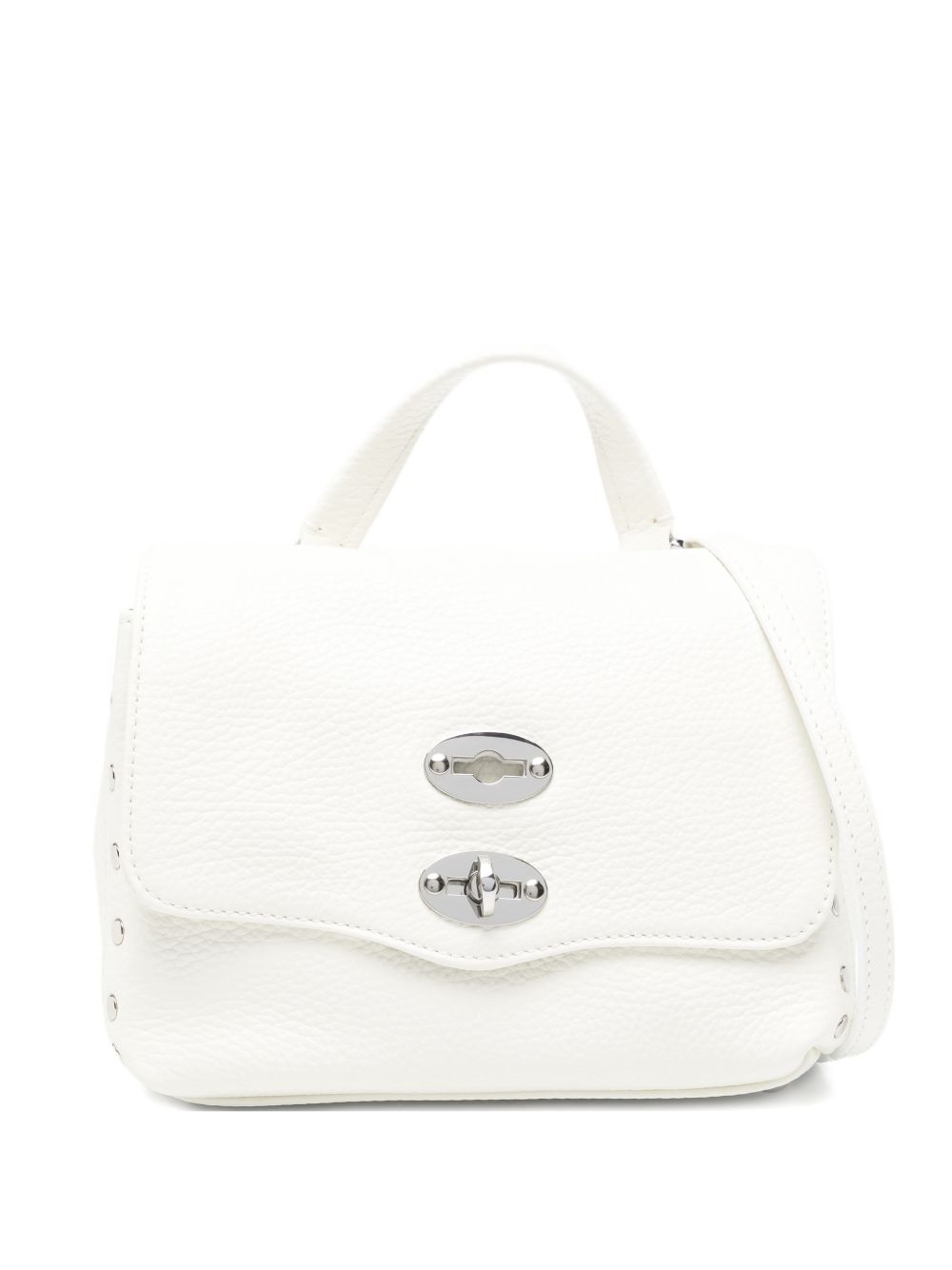 Zanellato Postina Daily Baby Leather Handbag White