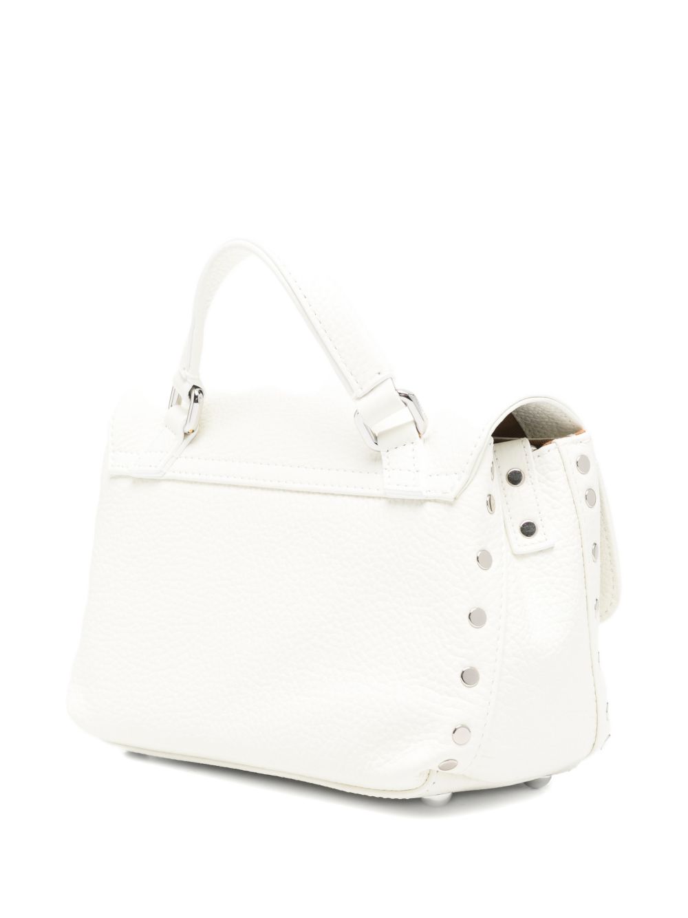Zanellato Postina Daily Baby Leather Handbag White
