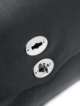 Zanellato Postina® Medium Bag In Hammered Leather Black