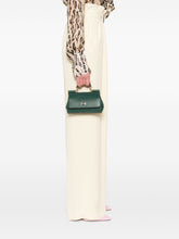 Dolce & Gabbana Sicily Small Calf Leather Handbag Dark Green