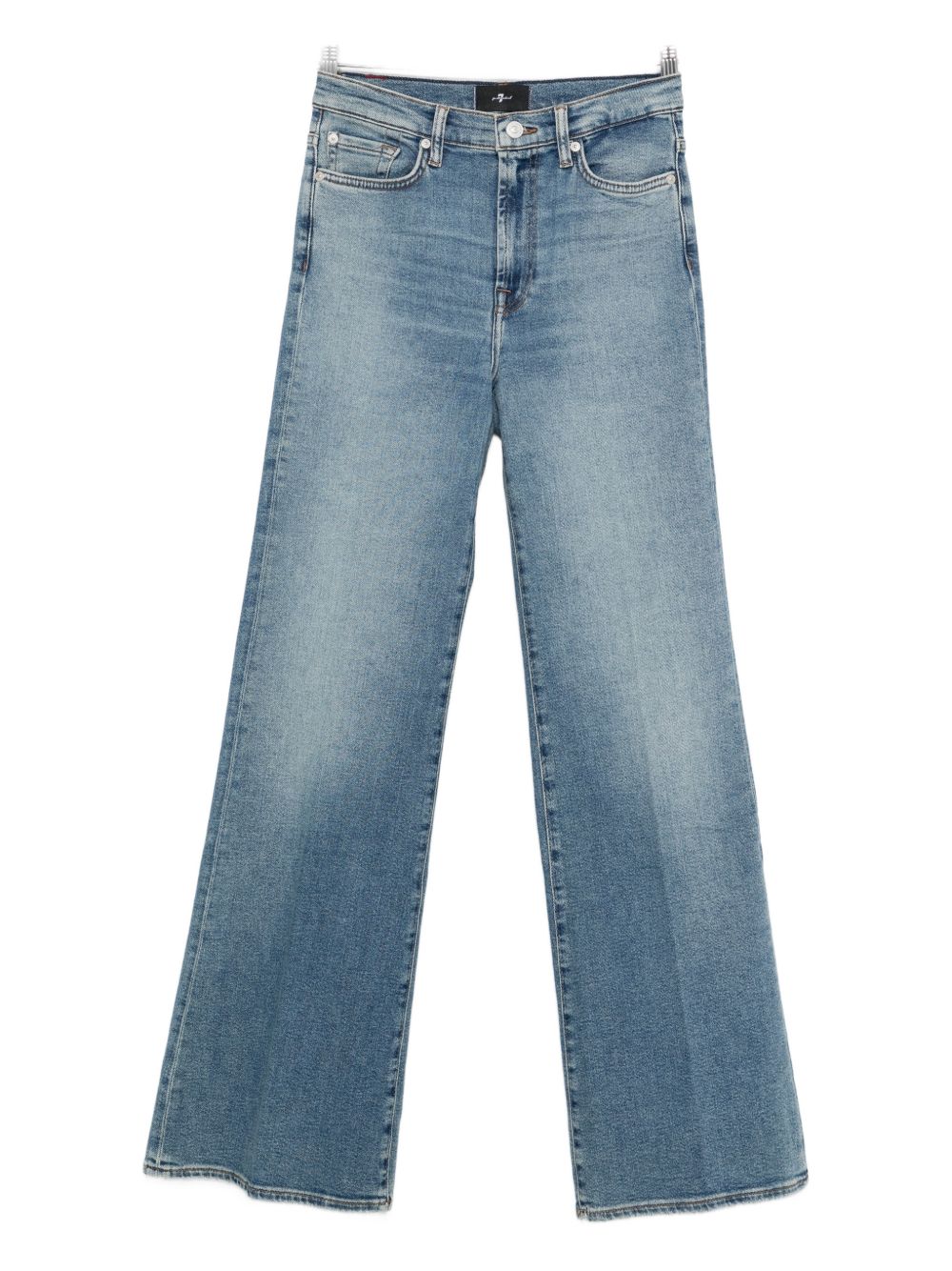 Seven Dojo Flared Denim Jeans Blue