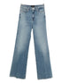 Seven Dojo Flared Denim Jeans Blue