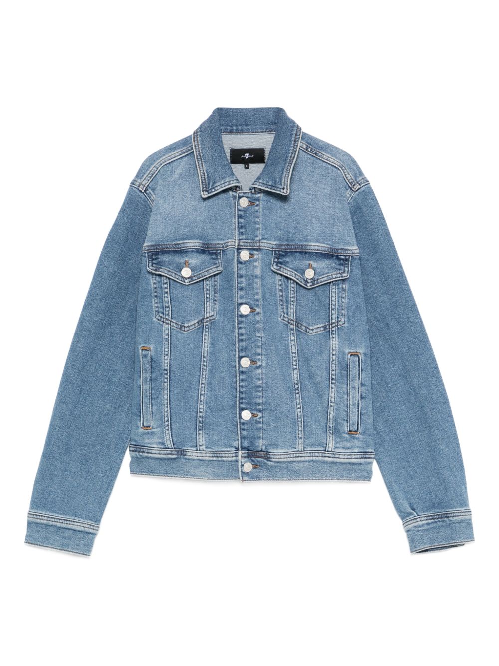 Seven Denim Trucker Jacket Clear Blue