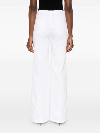 Seven Dojo Wide-Leg Denim Jeans White
