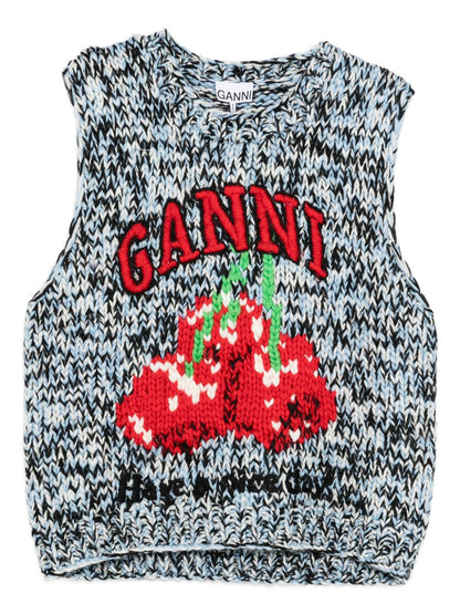 Ganni Sweaters - Azzurro