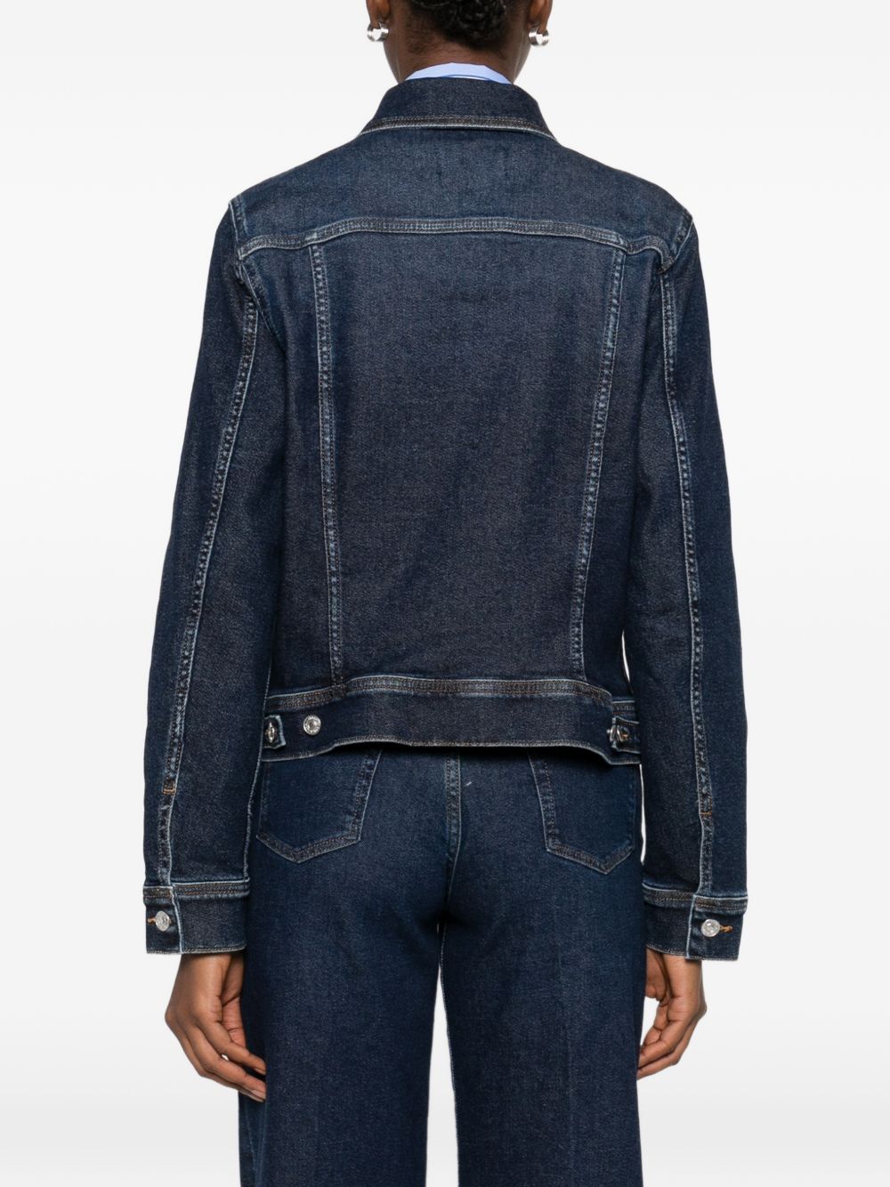 Seven Adi Denim Trucker Jacket Blue