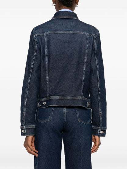 Seven Adi Denim Trucker Jacket Blue