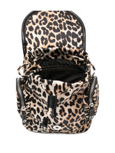 Ganni Leopard Small Nylon Bucky Backpack LEOPARD PRINT