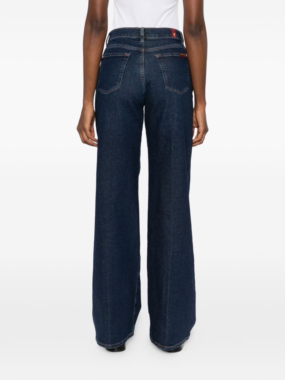Seven Lotta Straight Denim Jeans Blue