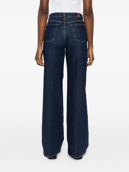 Seven Lotta Straight Denim Jeans Blue