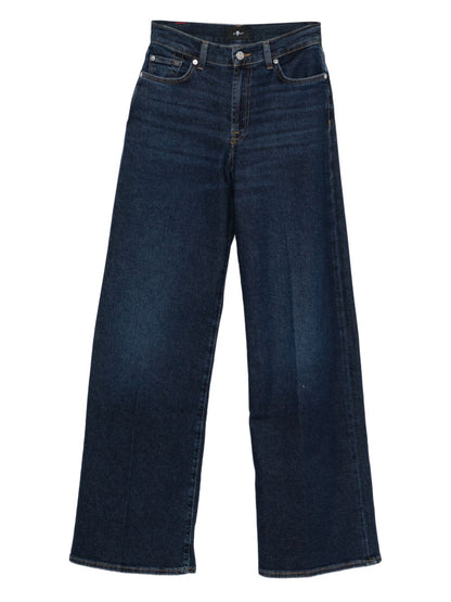Seven Lotta Straight Denim Jeans Blue