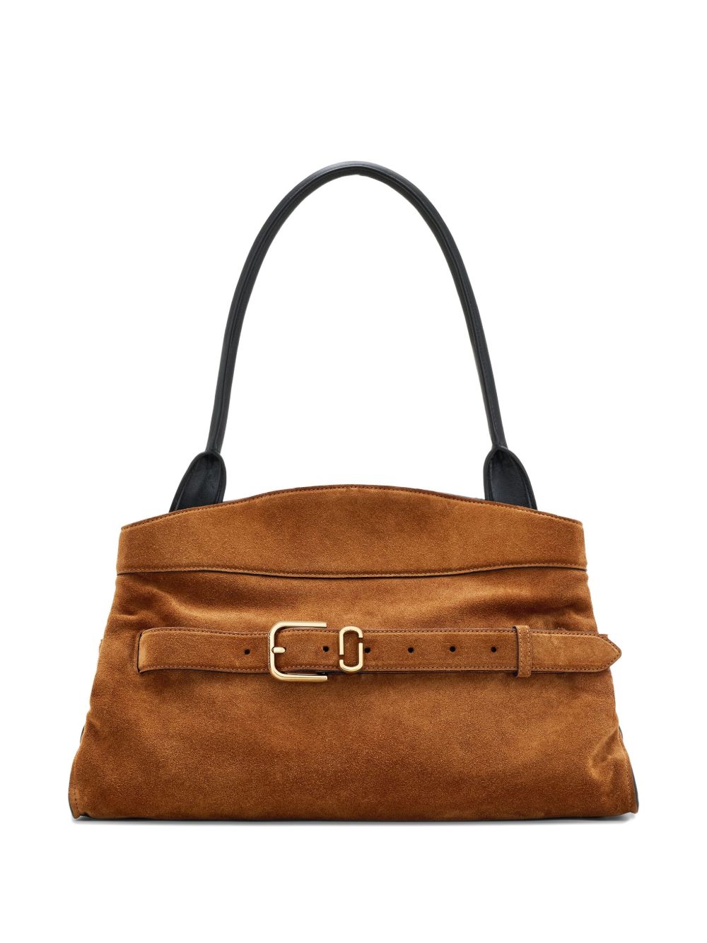 Marc Jacobs The Satchel Suede Shoulder Bag Leather Brown