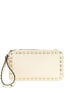 Valentino Garavani Rockstud leather mini bag Ivory