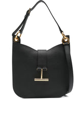 Tom Ford Tara Small Leather Shoulder Bag Black
