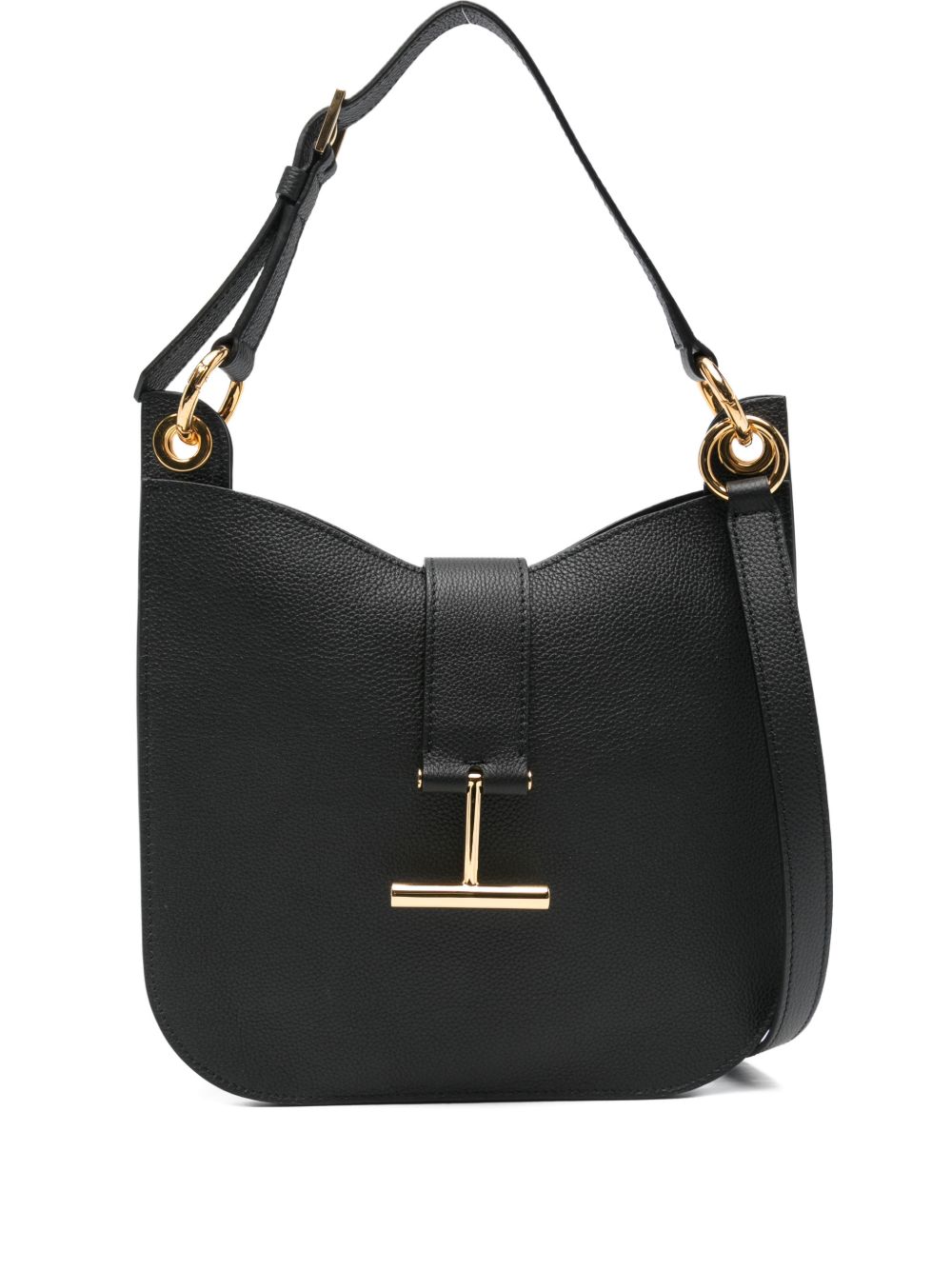 Tom Ford Tara Small Leather Shoulder Bag Black