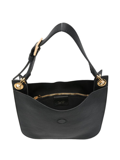 Tom Ford Tara Small Leather Shoulder Bag Black