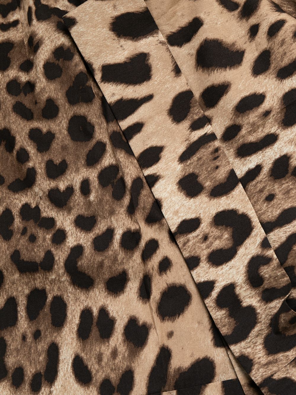 Dolce &amp; Gabbana High-Waisted Leopard Shorts Brown