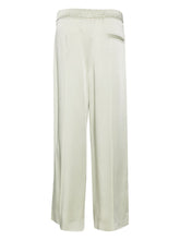 Jil Sander Wide Leg Satin Trousers Light green