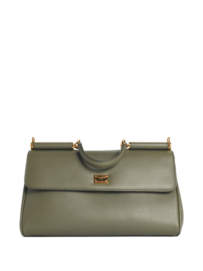 Dolce &amp; Gabbana sicily soft leather handbag green green