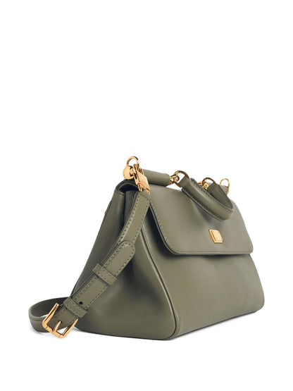 Dolce &amp; Gabbana sicily soft leather handbag green green
