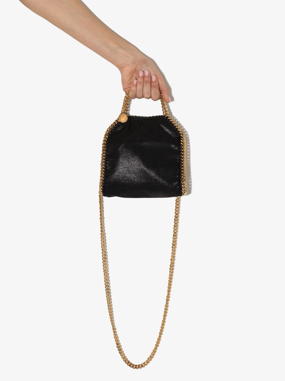 Stella McCartney Falabella Tiny Crossbody Bag Black