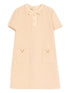 Valentino Short Wool Mini Dress Beige