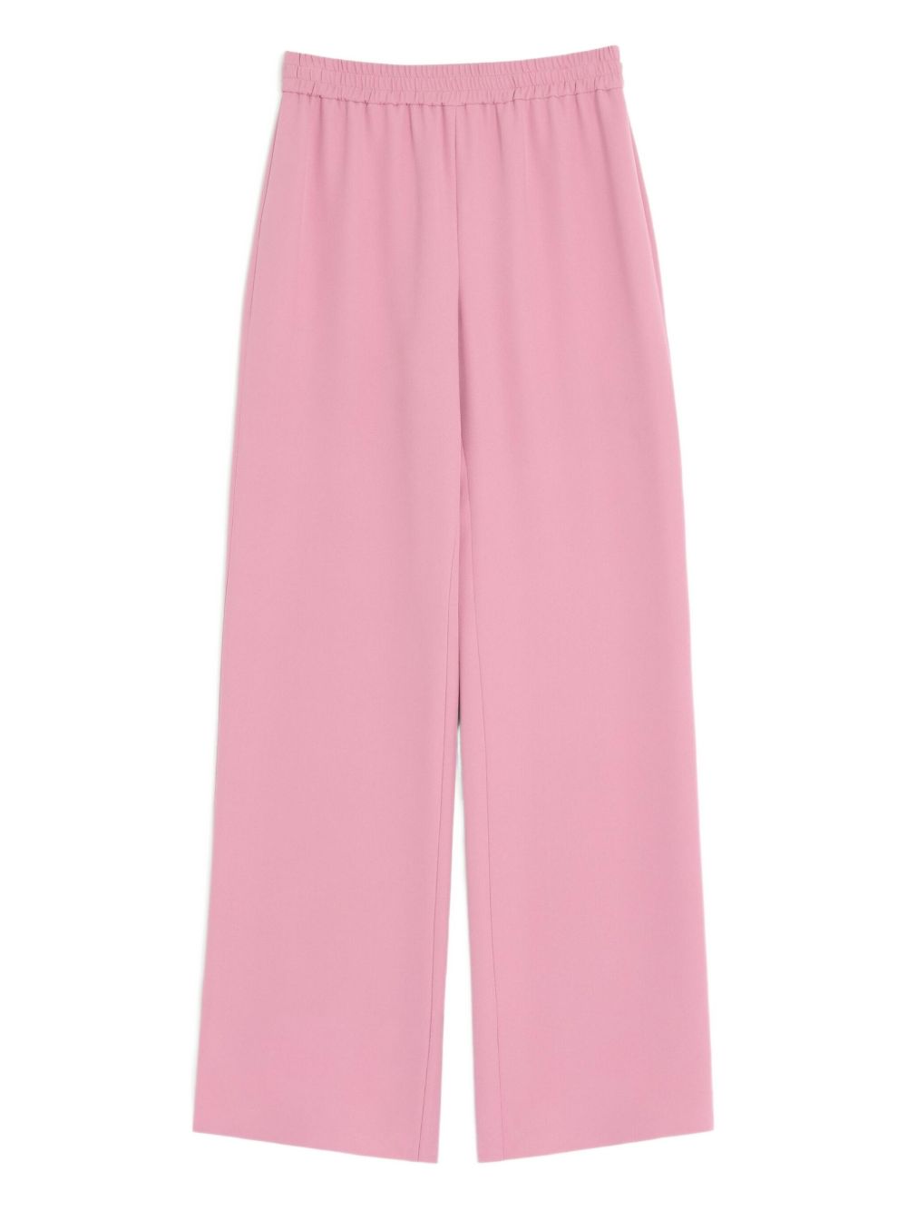 Valentino Silk Wide-Leg Trousers Pink