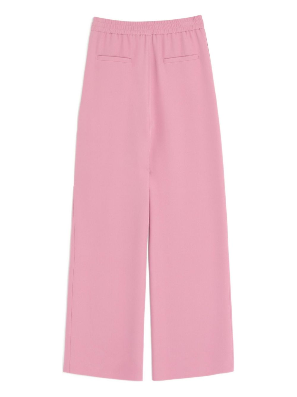 Valentino Silk Wide-Leg Trousers Pink