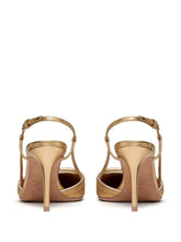 Valentino Garavani VLogo Signature Slingback Pumps Golden golden