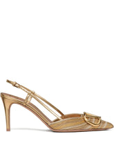 Valentino Garavani VLogo Signature Slingback Pumps Golden golden