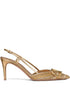 Valentino Garavani VLogo Signature Slingback Pumps Golden golden