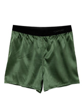 Tom Ford Silk Pajama Shorts Green