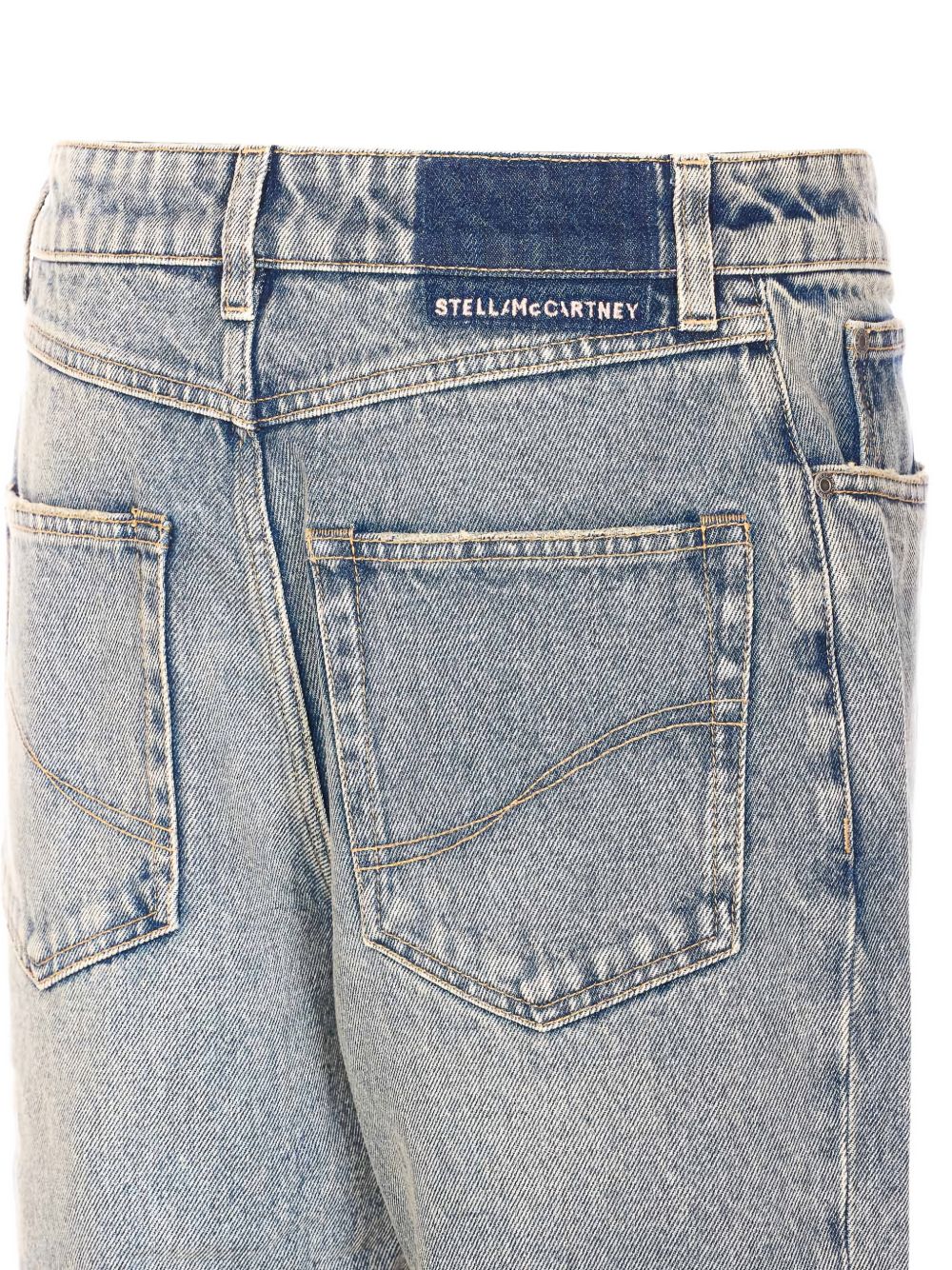 Stella McCartney Flared Denim Slim Jeans Blue