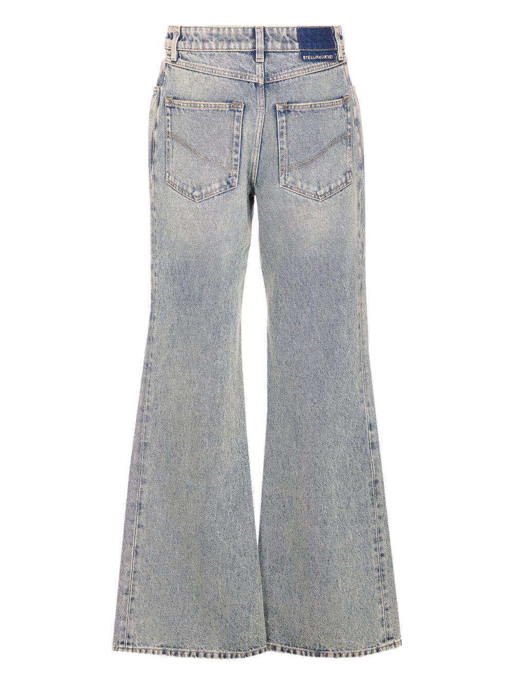 Stella McCartney Flared Denim Slim Jeans Blue