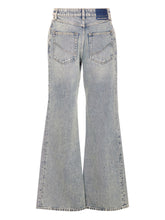 Stella McCartney Flared Denim Slim Jeans Blue